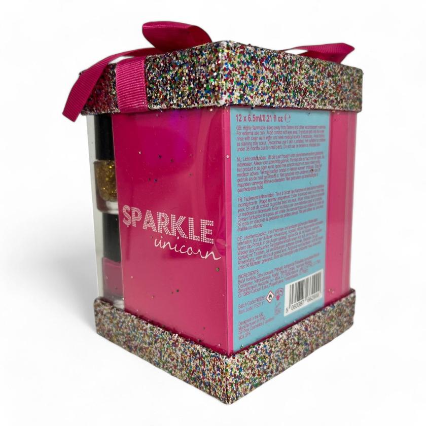 tradesports.co.uk Sparkle Unicorn 12 Piece Nail Varnish Gift Set