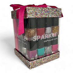 tradesports.co.uk Sparkle Unicorn 12 Piece Nail Varnish Gift Set