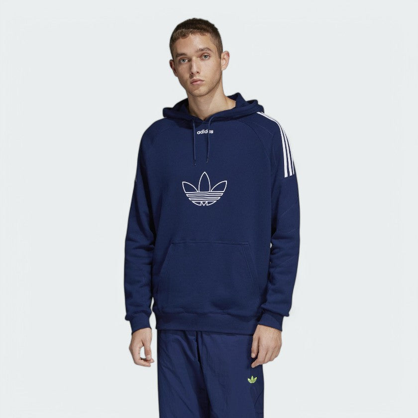 tradesports.co.uk Adidas Originals Men's Flock Trefoil Hoodie DU8206