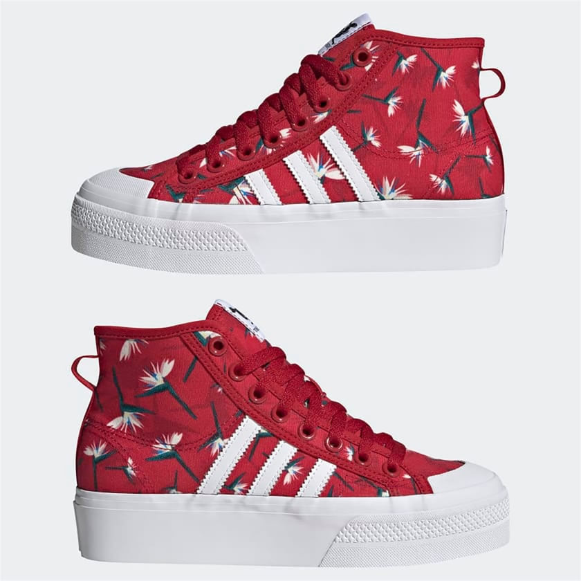 tradesports.co.uk Adidas X Thebe Magugu Women's Nizza Platform Mid GY9561