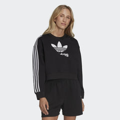 tradesports.co.uk Adidas Women's Split Trefoil Sweater HC4622