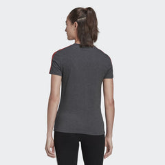 tradesports.co.uk Adidas Women's Slim Fit 3 Stripe T-Shirt HF7237