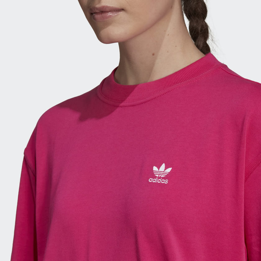 tradesports.co.uk Adidas Women's adicolor Trefoil Tee Dress HG6238