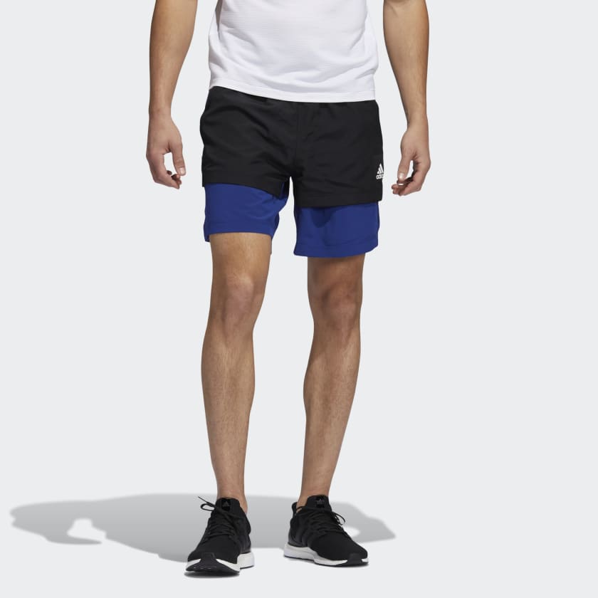 Adidas Men's Studio Tech Shorts - Blue H33615