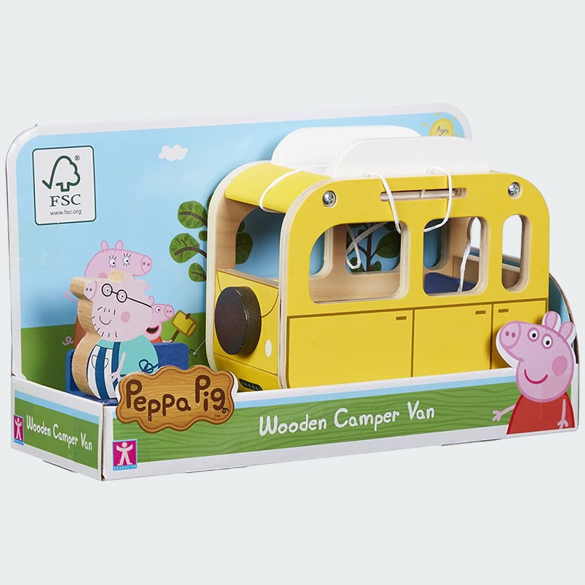 tradesports.co.uk Peppa Pig Wooden Camper Van 07388