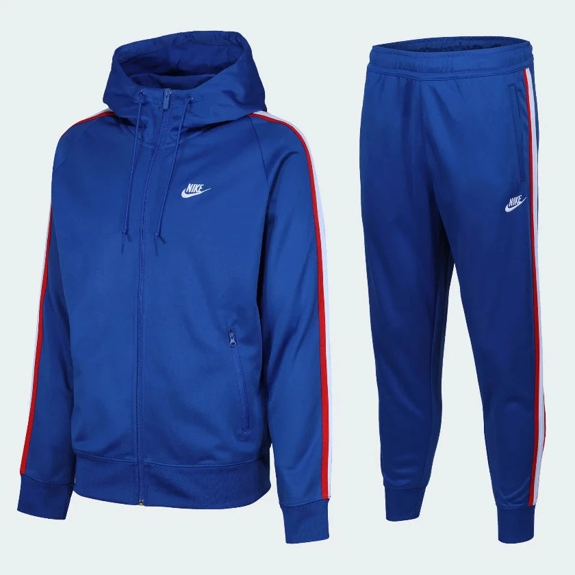 tradesports.co.uk Nike Men's Hooded Tribute Woven Tracksuit Blue