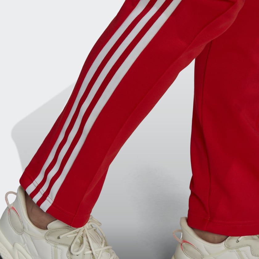 adidas Adicolor Classics Beckenbauer Track Pants - Red, Men's Lifestyle