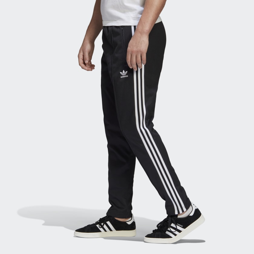 adidas Originals Beckenbauer Navy White Stripes Track Pants Bottoms Men  Size 2XL | eBay