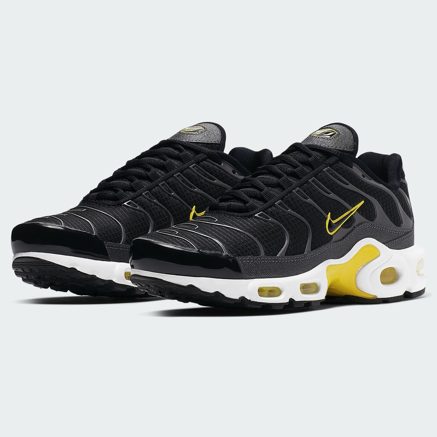 Nike air max shop plus tn yellow black