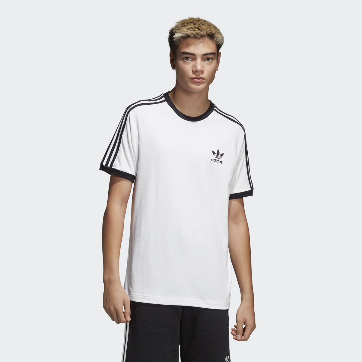 tradesports.co.uk Adidas Men's 3 Stripe Trefoil T-Shirt CW1203