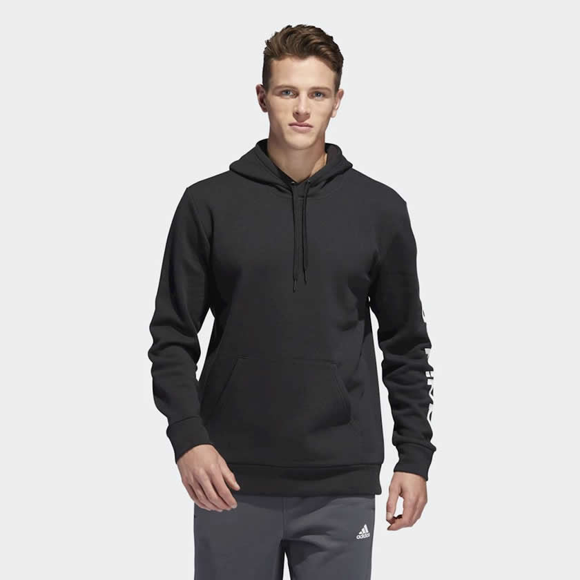 tradesports.co.uk Adidas Originals Men's XXL Linear Fleece Hoodie - Black