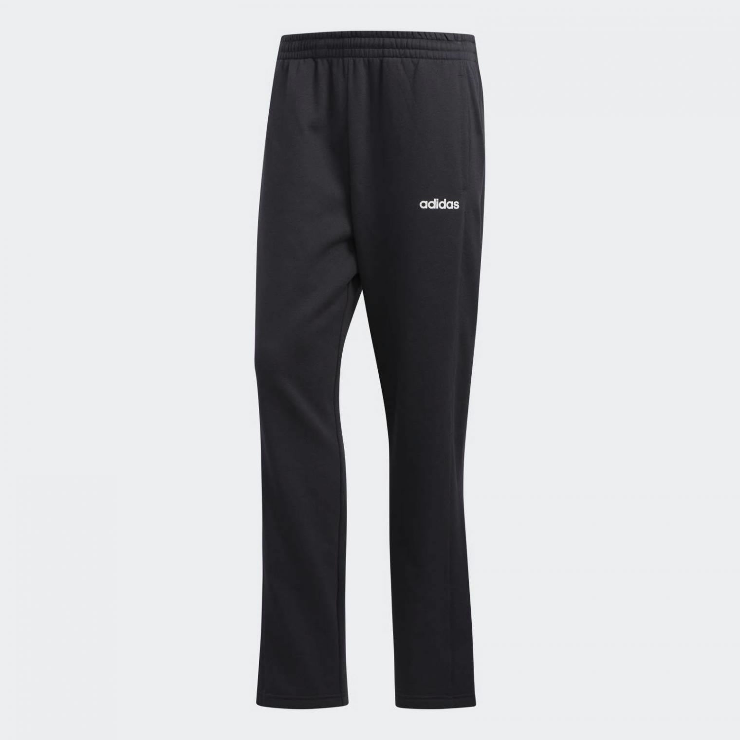 Adidas Men's Linear Fleece Open Hem Track Pants FL4843 - Trade Sports