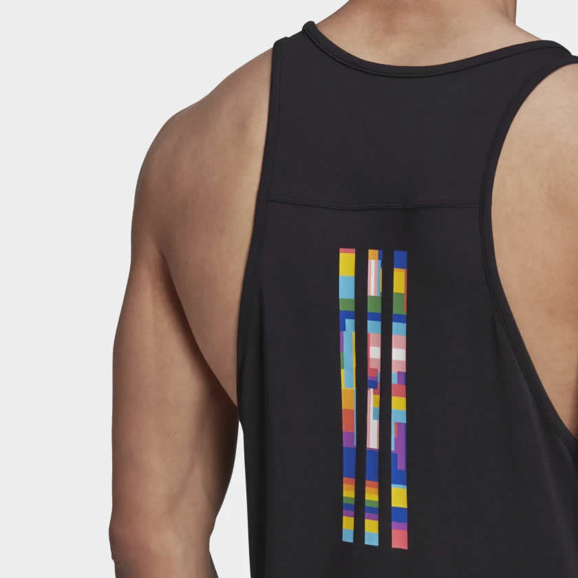 Adidas Essentials Men's Pride City Tank Top - Black