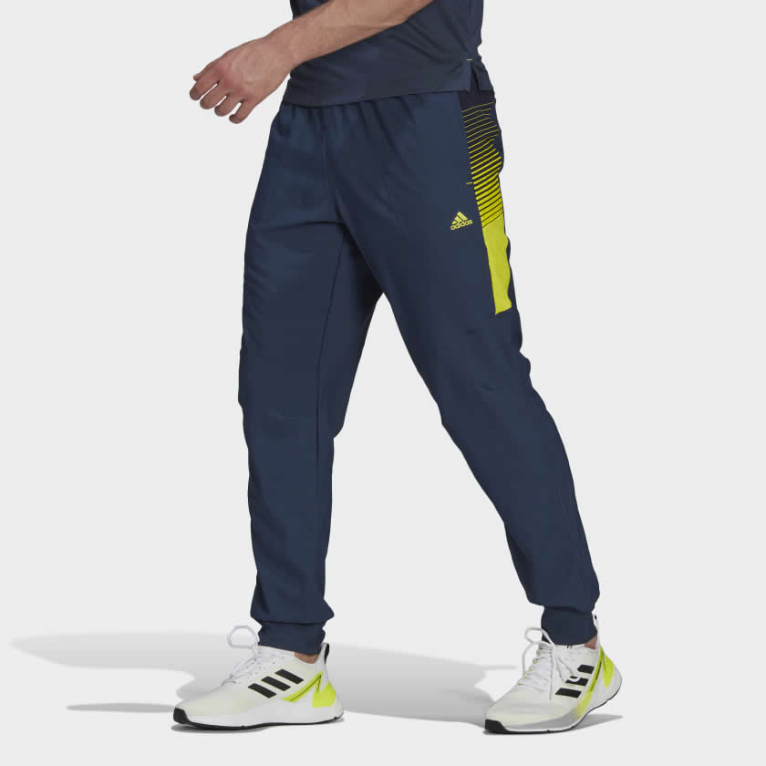 Adidas Essentials Men's Designed 2 Move Aeroready Pants - Blue GM8347 – Trade  Sports