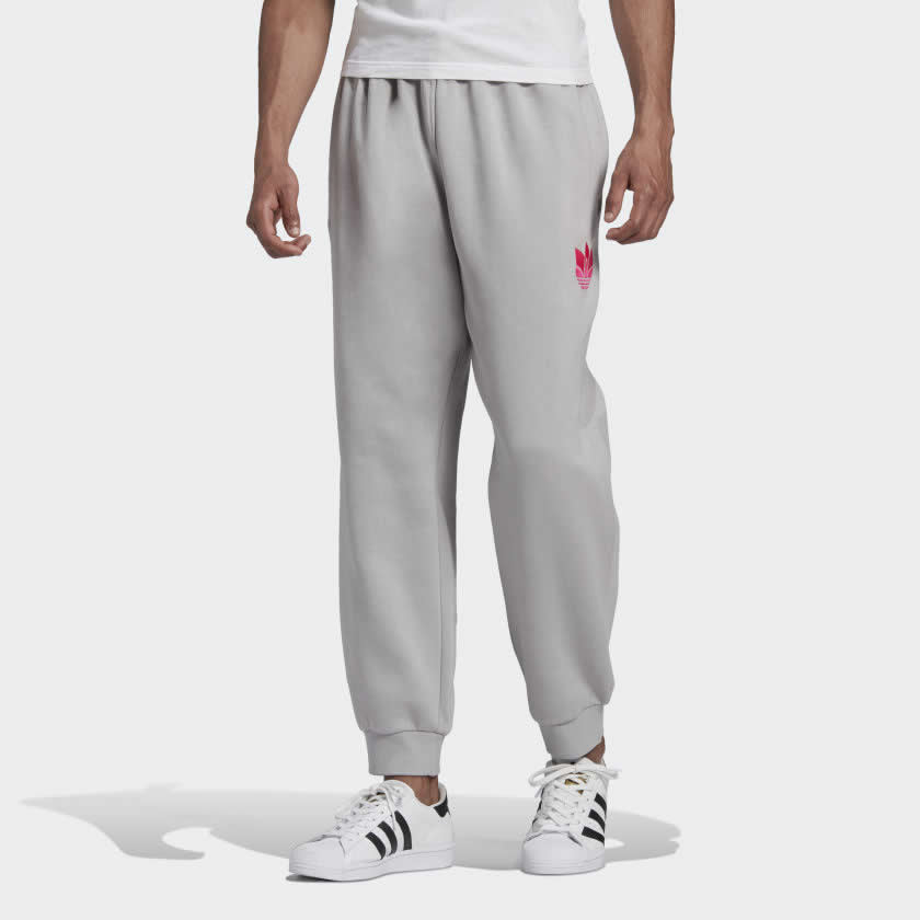 tradesports.co.uk Adidas Originals Men's 3D Trefoil Sweat Pants - Grey