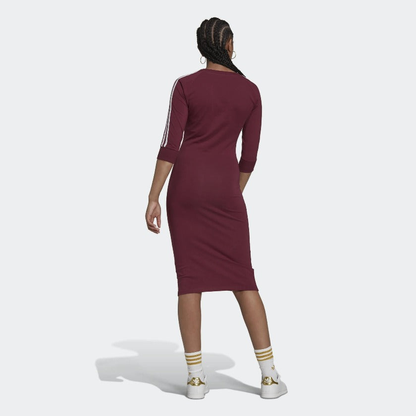 3 Stripes adidas Sports Women\'s H06777 Dress Originals Crimson - - Trade