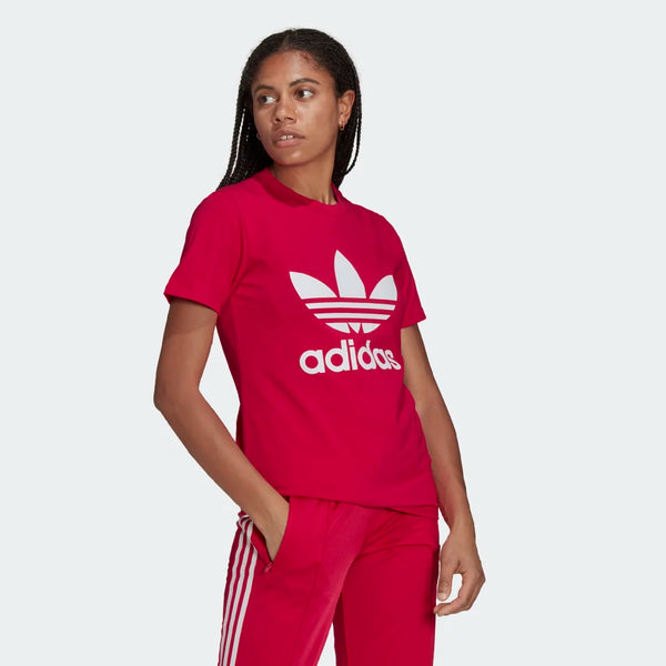 Adidas Women s Adicolor Trefoil T Shirt H33563 Trade Sports