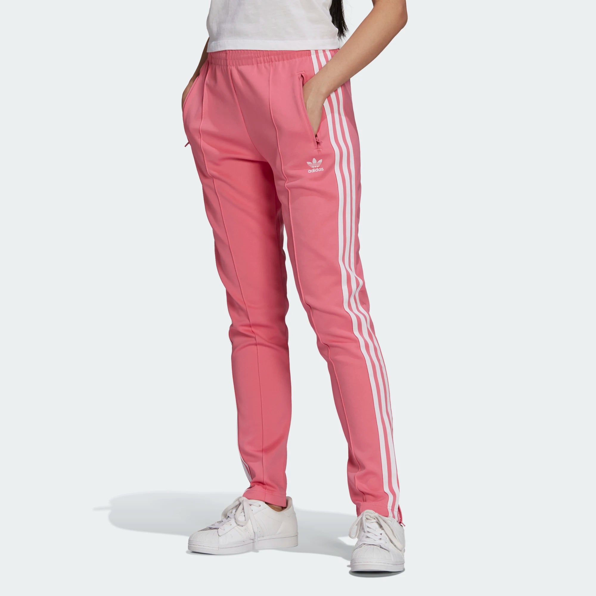 adidas Originals Womens Adilenium Oversized Pants Red | eBay